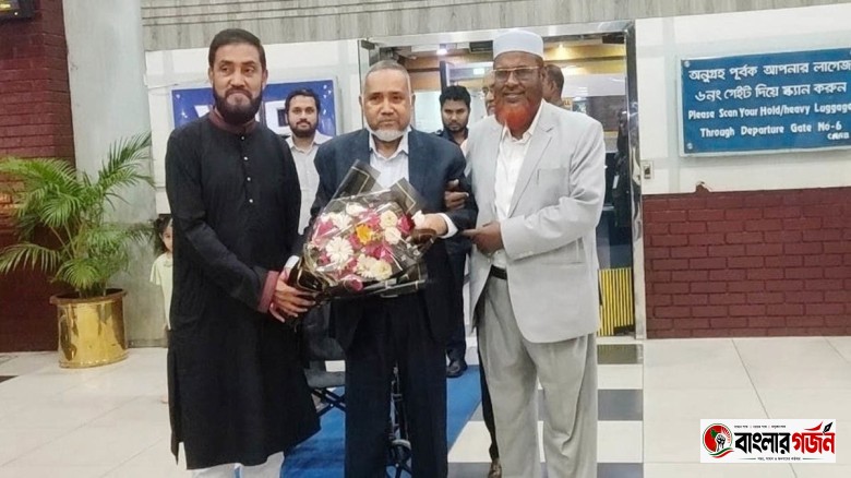 চিকিৎসা শেষে দেশে ফিরলেন বিরোধীদলীয় উপনেতা ডা. তাহের
